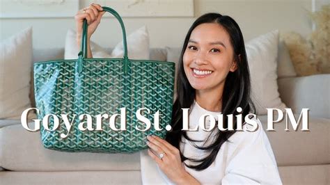 goyard saint louis pm tote bag|goyard artois pm vs mm.